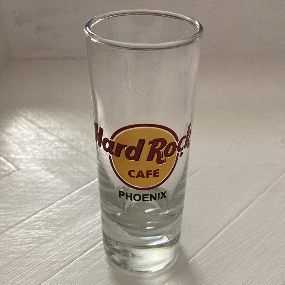 Hard Rock Cafe Phoenix 4" Tall Shot Glass EUC